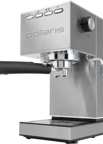 Кофеварка эспрессо Polaris PCM 1541E нержавеющая сталь