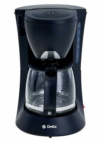 Кофеварка капельная Delta DL-8153 600Вт черный