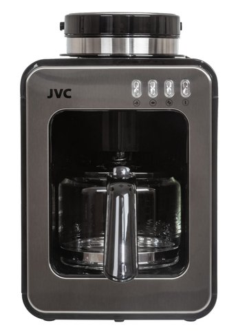 Кофеварка капельная JVC JK-CF36 600Вт черный/серебристый