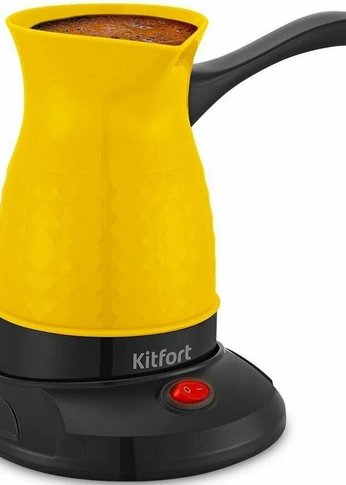 Кофеварка-турка Kitfort КТ-7130-1 600Вт желтый/черный