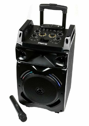 Колонка 1.0 Dialog Oscar AO-210 70W RMS, Караоке с беспр. микр, BT+FM+USB+SD+GT