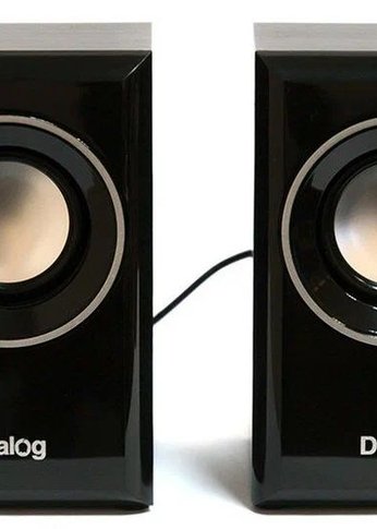 Колонки 2.0 Dialog AST-15UP Black {2*3W RMS, активные}