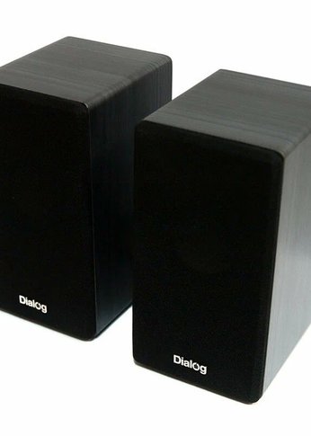 Колонки 2.0 Dialog AST-20UP Black 2*3W RMS, активные