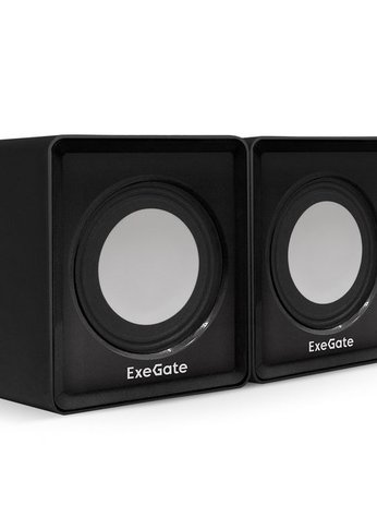 Колонки 2.0 ExeGate Disco 140 Black питание USB, 2х3Вт 6Вт RMS, 100-20000Гц, черный EX287057RUS