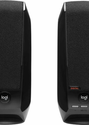 Колонки 2.0 Logitech S150 черный 1.2Вт