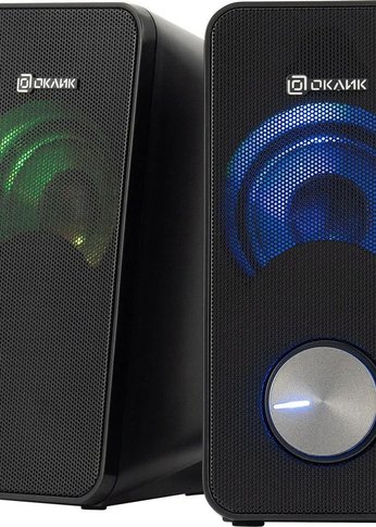 Колонки 2.0 Oklick OK-122 черный 4Вт