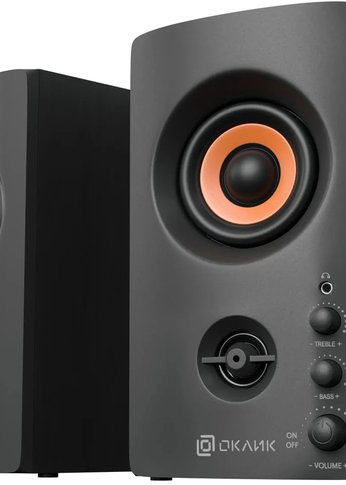 Колонки 2.0 Oklick OK-164 черный 30Вт