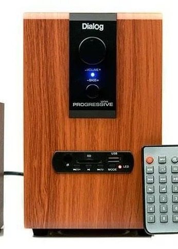 Колонки 2.1 Dialog Progressive AP-150 BROWN 10W+2*5W RMS, USB+SD reader