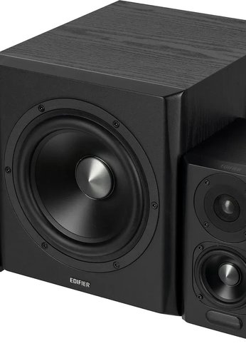 Колонки 2.1 Edifier S351DB черный 150W RMS, 30-20000Гц, дерево, беспроводной пульт ДУ, Bluetooth