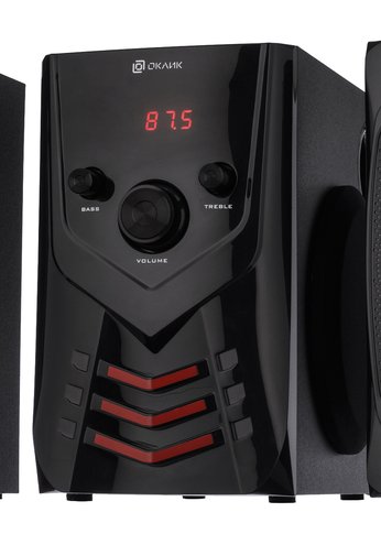 Колонки 2.1 Oklick OK-432 25Вт BT черный