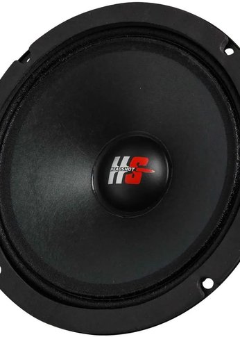 Колонки автомобильные Kicx HeadShot M65 (без решетки) 300Вт 100дБ 4Ом 16.5см (6 1/2дюйм) (ком.:2кол.) широкополосные однополосные