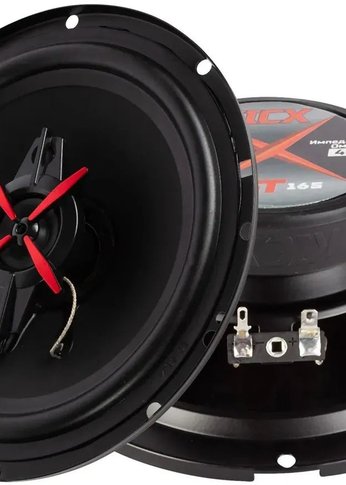 Колонки автомобильные Kicx ST 165 140Вт 92дБ 4Ом 16.5см (6 1/2дюйм) (ком.:2кол.) коаксиальные трехполосные