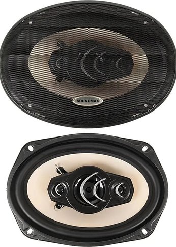 Колонки автомобильные Soundmax SM-CSA694 240Вт 92дБ 4Ом 15x23см (6x9дюйм) (ком.:2кол.) коаксиальные четырехполосные