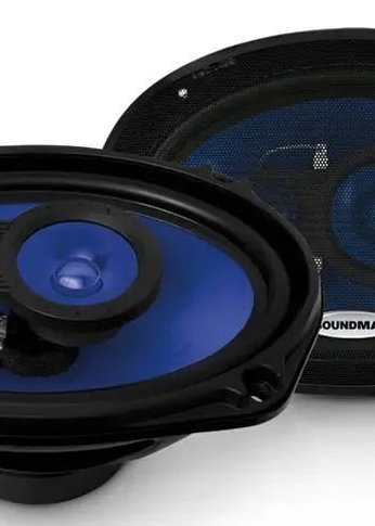 Колонки автомобильные Soundmax SM-CSE693 220Вт 92дБ 4Ом 15x23см (6x9дюйм) (ком.:2кол.) коаксиальные трехполосные