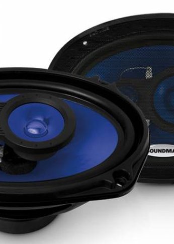 Колонки автомобильные Soundmax SM-CSE693 220Вт 92дБ 4Ом 15x23см (6x9дюйм) (ком.:2кол.) коаксиальные трехполосные