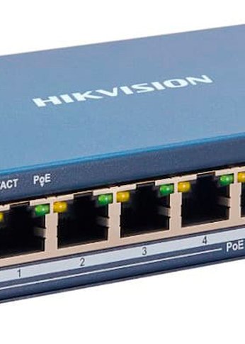 Коммутатор Hikvision DS-3E1309P-EI 8x100Mb 1G 8PoE+ 110W управляемый