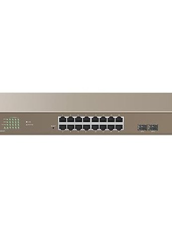 Коммутатор IP-Com 16GE/2SFP POE MANAGED G3318P-16-250W