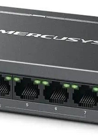 Коммутатор Mercusys MS108GP 8G 7PoE+ 65W неуправляемый