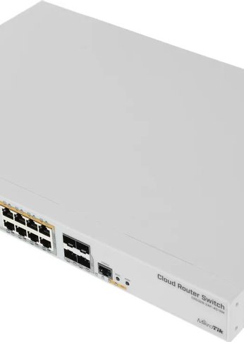 Коммутатор MikroTik CRS328-24P-4S+RM 24G 4SFP+ 24PoE+ 450W управляемый