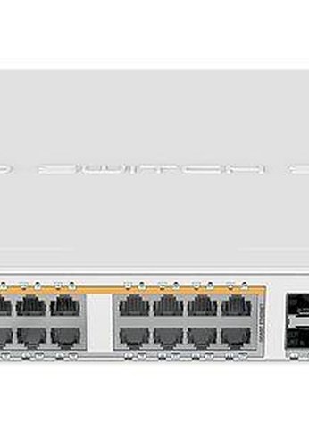 Коммутатор MikroTik CRS328-24P-4S+RM 24G 4SFP+ 24PoE+ 450W управляемый