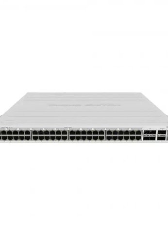 Коммутатор MikroTik CRS354-48P-4S+2Q+RM 1x100Mb 48G 4SFP+ 48PoE+ 700W управляемый