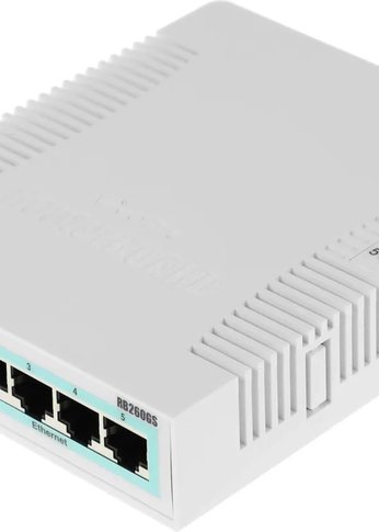 Коммутатор MikroTik RB260GS CSS106-5G-1S 5G 1SFP управляемый