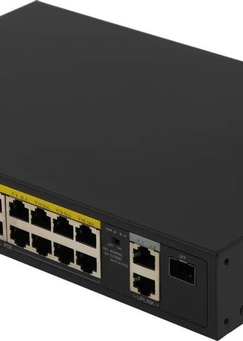 Коммутатор Netis 16Port 10/100M 16POE+2XGE+SFP P116GH