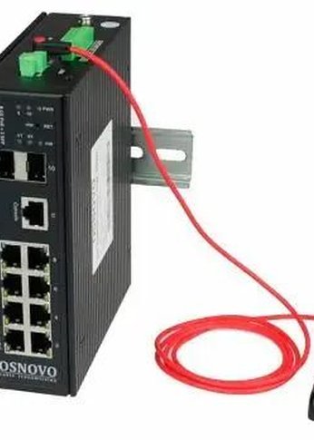 Коммутатор Osnovo SW-80802/I(Port 90W, 300W) 8G 2SFP 8PoE 200W управляемый