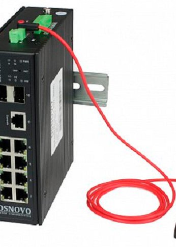 Коммутатор Osnovo SW-80802/ILS(port 90W,300W) 8G 2SFP 8PoE 300W управляемый