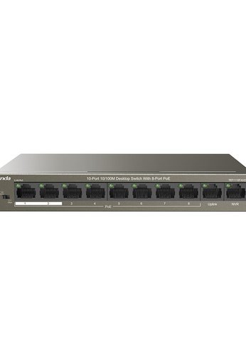 Коммутатор Tenda 10Port 100M 8POE TEF1110P-8-63W