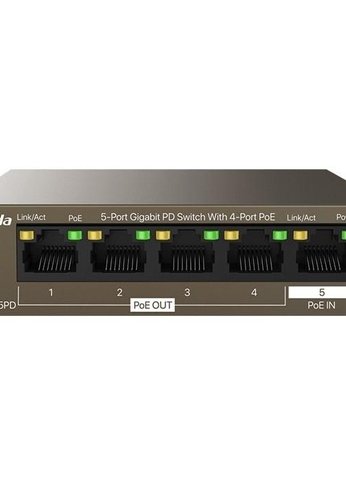 Коммутатор Tenda 5Port 10/100/1000M 4POE TEG1105PD