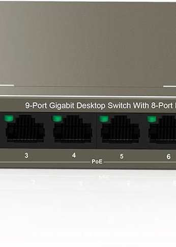 Коммутатор Tenda 9Port 10/100/1000M POE TEG1109P-8-102W