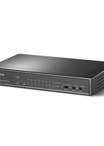 Коммутатор TP-Link TL-SF1009P 9x100Mb 8PoE+ 65W неуправляемый