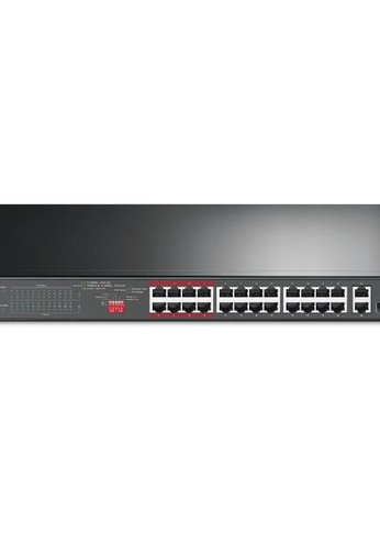 Коммутатор TP-Link TL-SL1226P 24x100Mb 2G 24PoE+ 250W неуправляемый