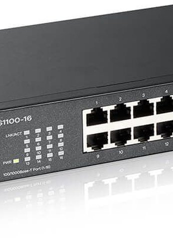 Коммутатор Zyxel GS1100-16 v3 GS1100-16-EU0103F 16G неуправляемый