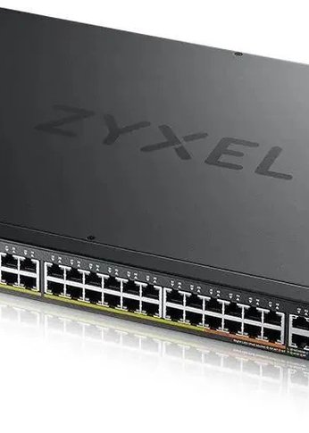 Коммутатор Zyxel NebulaFlex Pro XGS2220-54FP-EU0101F (L3) 48x1Гбит/с 2x10Гбит/с 4SFP+ 40PoE+ 10PoE++ 960W управляемый