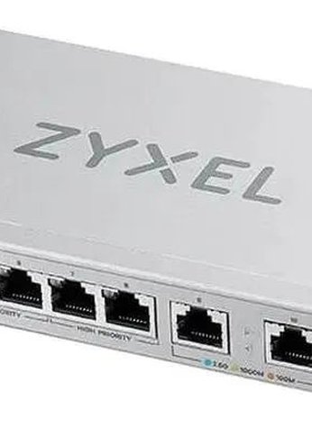 Коммутатор Zyxel XGS1010-12-ZZ0102F (L2) 8x1Гбит/с 2x2.5Гбит/с 2SFP+ неуправляемый