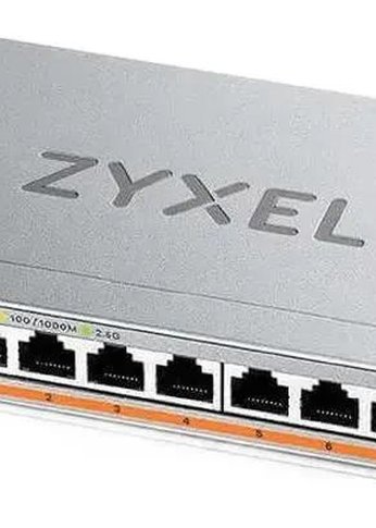 Коммутатор Zyxel XMG-108HP-EU0101F (L2) 8x2.5Гбит/с 1SFP+ 8PoE++ 100W неуправляемый