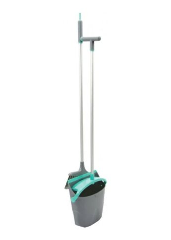 Комплект для уборки Hausmann HM-1099 Ergo Broomer щетка+совок серый/мятный