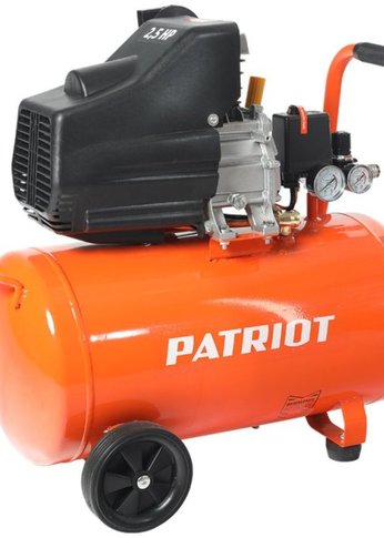 Компрессор поршневой Patriot EURO 50/260 масляный 260л/мин 50л 1800Вт оранжевый