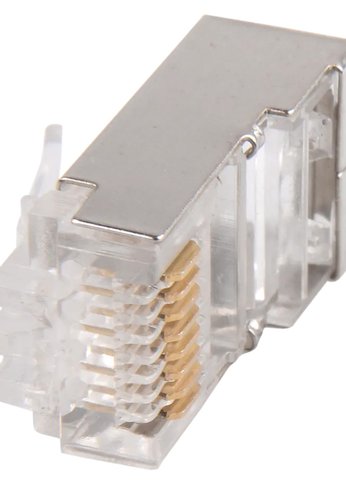 Коннектор ITK Generica (CS3-1C5EF-G) FTP кат.5e RJ45 прозрачный (упак.:1шт)