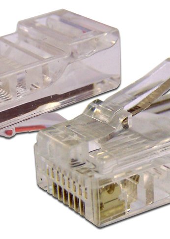 Коннектор Lanmaster (TWT-PL45-8P8C-6) UTP кат.6 RJ45 прозрачный (упак.:100шт)