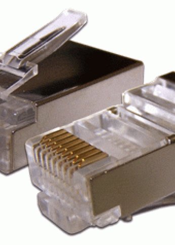 Коннектор Lanmaster (TWT-PL45/S-8P8C-6A) FTP кат.6A RJ45 (упак.:100шт)