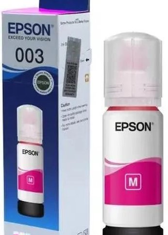 Контейнер 003 с пурпурными чернилами Epson C13T00V398 для L3210, L3216, L3256, 65 мл.(cons ink)