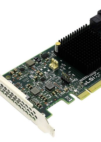 Контроллер LSI (LSI00419) Logic MegaRAID SAS 9341-4i (SGL)