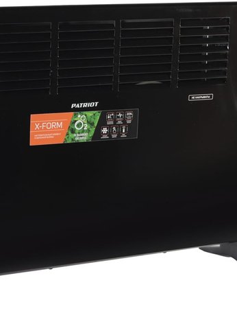 Конвектор Patriot PT-C 20 E, 1000/2000 Вт., эл. термостат, Х-образный монолитный нагревательный элемент