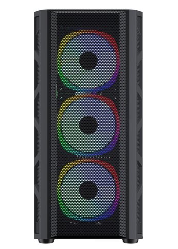 Корпус 1STPlayer FIREBASE XP-E / E-ATX, TG / 4x120mm LED fans inc. / XP-E-4F1