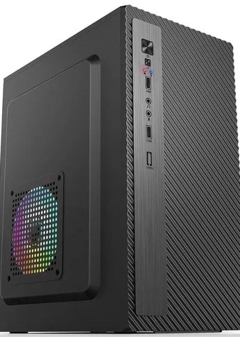 Корпус Accord Entry ACC-2053B черный без БП mATX 1x80mm 1x120mm 2xUSB2.0 audio