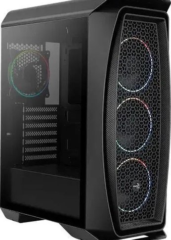 Корпус Aerocool Aero One Eclipse-G-BK-v1 черный без БП ATX 4x120mm 2x140mm 2xUSB3.0 audio bott PSU