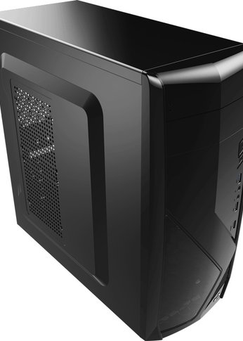 Корпус Aerocool CS-1102 черный без БП ATX 1x80mm 1x120mm 2xUSB2.0 1xUSB3.0 audio